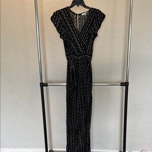 Black and White Women's Jumpsuit